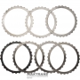 Set of steel wheels D Clutch FORD 6R60, 6R75, 6R80 - 5 steel wheels, (total thickness of the set 14.45 mm)