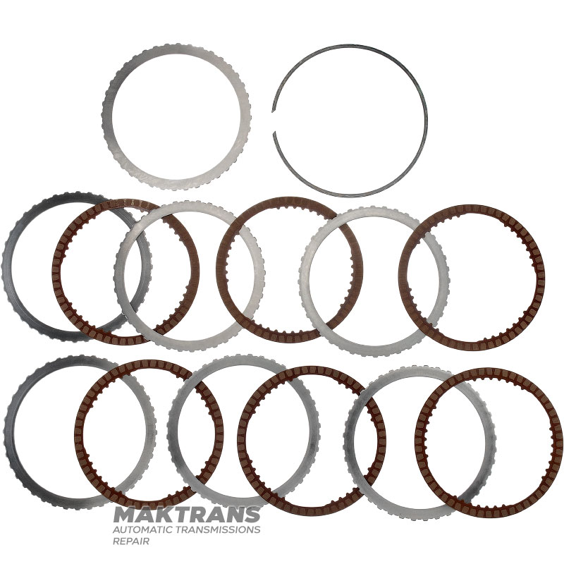 Drum 3-4 Clutch MAZDA Hybrid 8-speed transmission RZ42, RZ44 - 6 friction discs, (total thickness of the kit 30.70 mm)