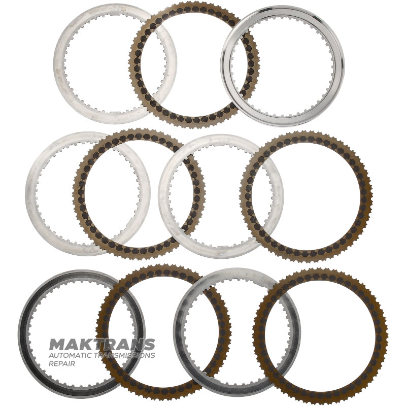 Set of steel and friction discs 3rd Clutch MAZDA CX-90 / CX-60 2.5L-3.3L HYBRID - 5 friction discs (total thickness of the set 23.90 mm / 27.70 mm)