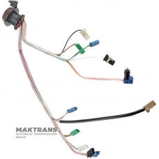 Wiring for hydraulic unit Aisin Warner AW TF-80SC, AWTF-81SC — 1 temperature sensor, 10 connectors (2 green connectors, 3 blue connectors, 2 white connectors, 2 black connectors, 1 brown)