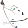Wiring for hydraulic unit Aisin Warner AW TF-80SC, AWTF-81SC — 1 temperature sensor, 10 connectors (2 green connectors, 3 blue connectors, 2 white connectors, 2 black connectors, 1 brown)