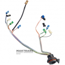 Wiring for hydraulic unit Aisin Warner AW TF-80SC, AWTF-81SC — 1 temperature sensor, 10 connectors (2 green connectors, 3 blue connectors, 2 white connectors, 2 black connectors, 1 brown)