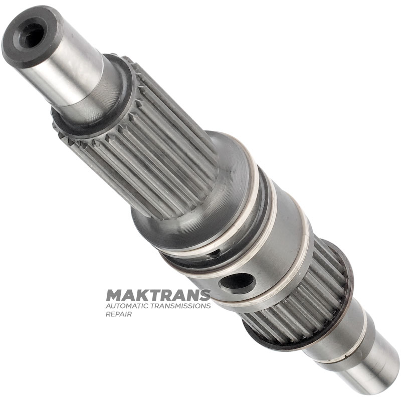 Input shaft JATCO JF018E, JF019E Hybrid - shaft length 162.80 mm, 20 splines (outside Ø 21.70 mm) / 24 splines (outside Ø 24.70 mm)