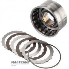Overdrive Clutch Drum FORD 5R55N, 5R55S, 5R55W, XW4P-7L669-AB - 2 friction discs (total thickness 11.90 mm)