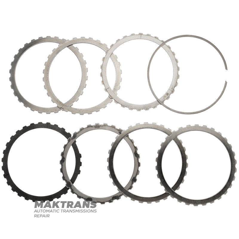A Clutch FORD 6R60, 6R80 steel wheel set - 6 steel wheels, (total thickness of the set 18.40 mm)