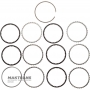 Low Clutch Drum JATCO JF405E 4543002711 - 5 friction discs (total thickness of the kit 18.75 mm)