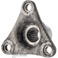 Output shaft flange FORD 5R55N, 5R55W, 5R55S - 26 splines, 3 mounting holes (in.Ø 12.50 mm, distance between hole centers 91 mm)