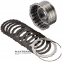 Direct Clutch Drum FORD 5R55N, 5R55S, 5R55W, 1L2P-7D047-CA - 10 single-sided, friction discs (total thickness 26.15 mm)