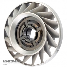 Reactor wheel of Aisin Warner A581 (Freightliner) hydraulic transformer — external Ø 204 mm, 32 splines