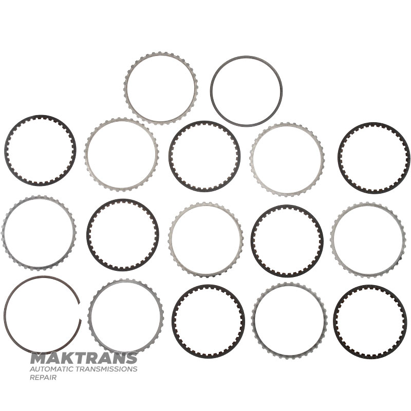 Low Clutch Drum JATCO JF405E 4543002711 - 7 friction discs (total thickness of the set 25 mm)
