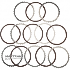 Set of steel and friction discs K38 Clutch Mercedes-Benz 725.0 - A7252721100, A7252728302, 6 friction discs (total thickness of the set 30.50 mm)
