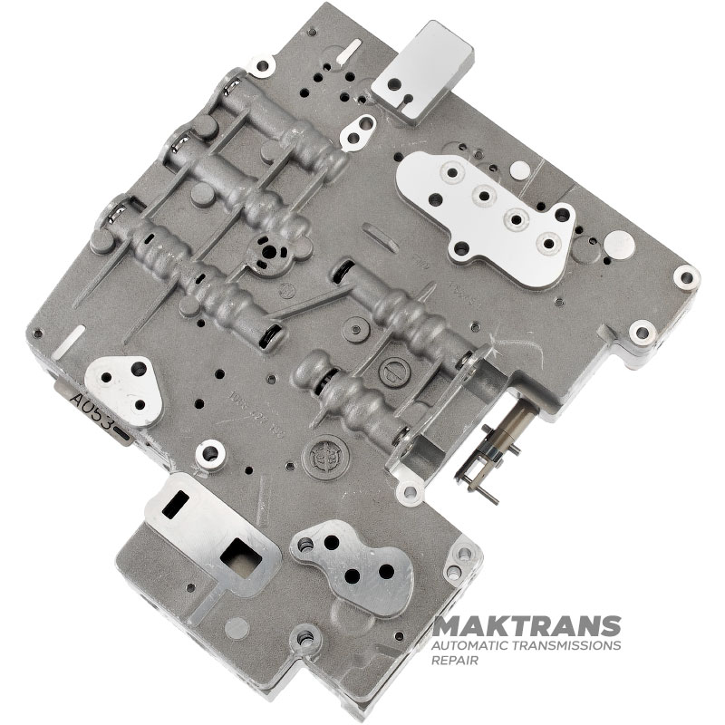 Valve body (without solenoids) ZF 6HP, separator plate AB 053 (1068327189), M-Shift — used, unrestored