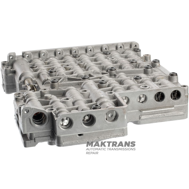 Valve body (without solenoids) ZF 8HP, separator plate AB 065 (1068327224), E-Shift — used, unrestored