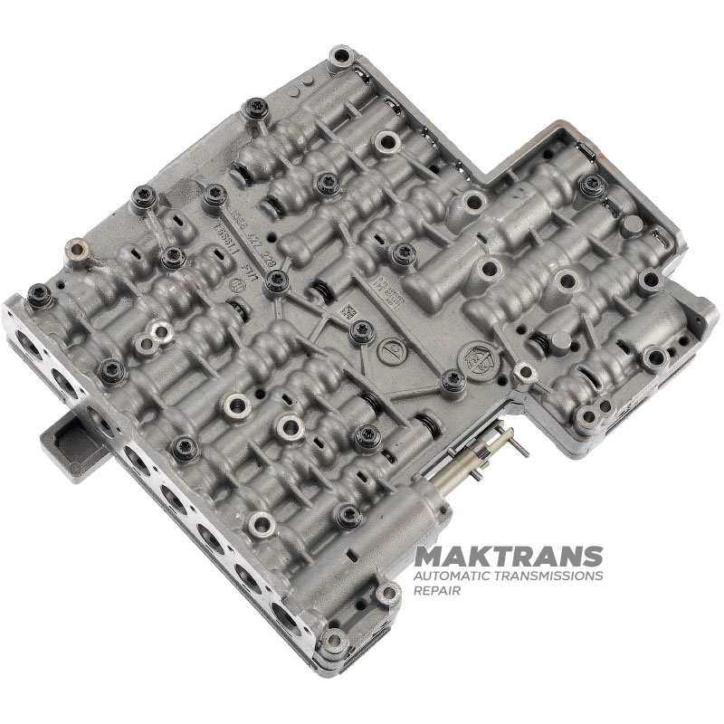 Valve body (without solenoids) ZF 8HP, separator plate AB 065 (1068327224), E-Shift — used, unrestored