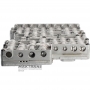 Valve body (without solenoids) ZF ZF 6HP19, 6HP26, 6HP32 (Gen1), separator plate AB 046 (1068327162), M-Shift — used, unrestored
