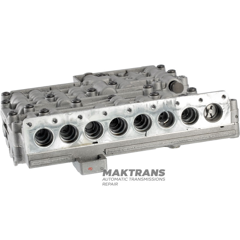 Valve body (without solenoids) ZF ZF 6HP19, 6HP26, 6HP32 (Gen1), separator plate AB 052 (1068327180), M-Shift — used, unrestored