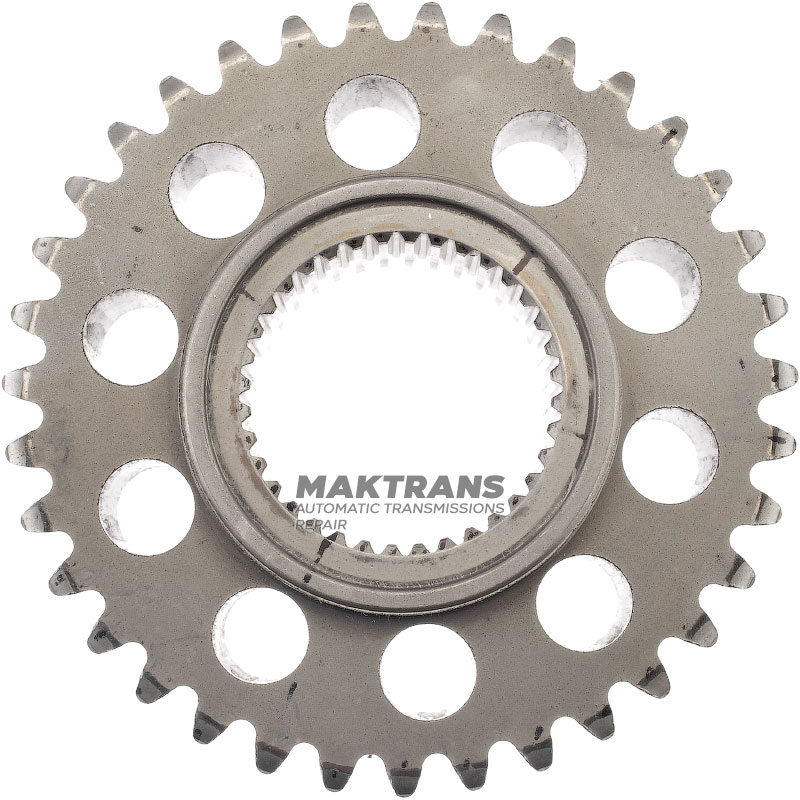 Driven gear of DCS transfer case - 35 teeth (ext.Ø 100.05 mm), 36 splines (in.side)