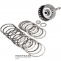Input shaft, drum C4-C1 Clutch TOYOTA A760 E/F — C4 Clutch — 3 friction discs (total kit thickness 13.70 mm), C1 Clutch — 5 friction discs (total kit thickness 21.70 mm)