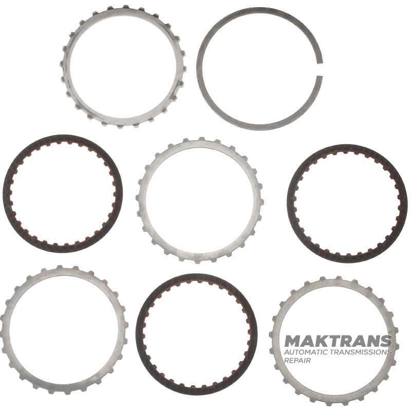 Input shaft, drum C4-C1 Clutch TOYOTA A760 E/F — C4 Clutch — 3 friction discs (total kit thickness 13.70 mm), C1 Clutch — 5 friction discs (total kit thickness 21.70 mm)