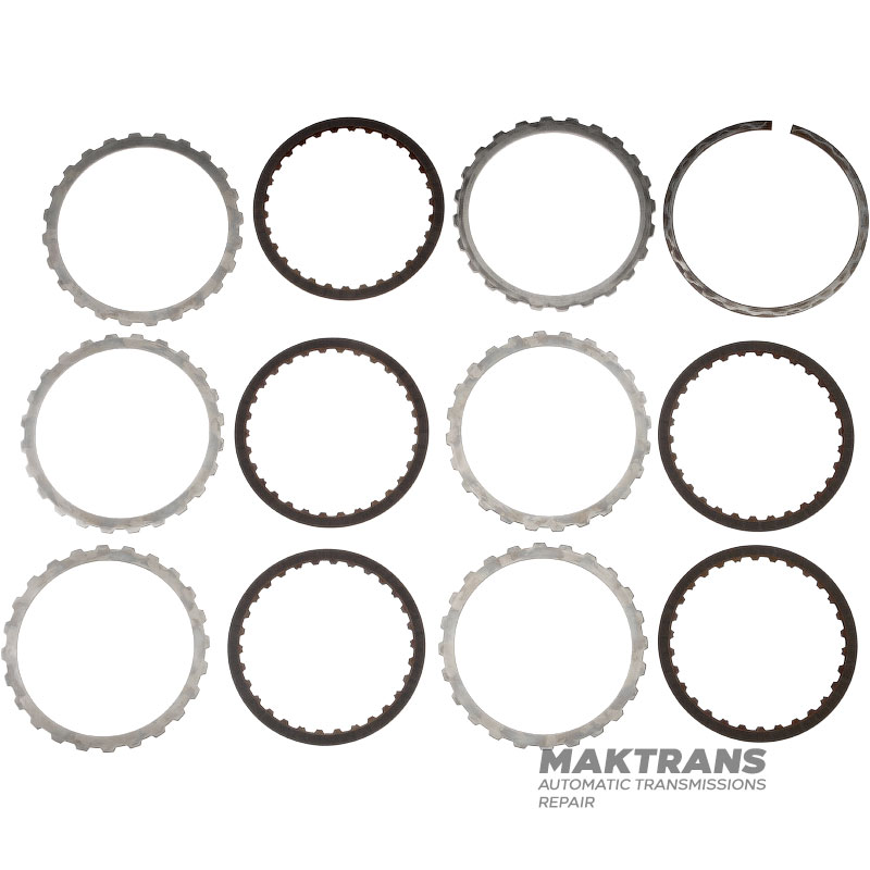 Input shaft, drum C4-C1 Clutch TOYOTA A760 E/F — C4 Clutch — 3 friction discs (total kit thickness 13.70 mm), C1 Clutch — 5 friction discs (total kit thickness 21.70 mm)