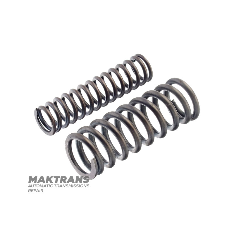 Set of return springs for the piston of the hydraulic accumulator C1 Clutch 9050121040, 9050120173 - outer spring (length 46.80 mm, rod diameter 2.45 mm), inner spring (length 45.10 mm, rod diameter 1.60 mm)