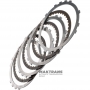 Set of steel and friction B1 Brake TOYOTA / LEXUS A750E, A750F, A760E, A760F - 3 friction discs (total thickness of the set 16 mm)