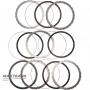 Set of steel and friction discs A Brake FORD 10R140 LC3Z-7F219-A, LC3Z-7F220-A - 4 friction discs (total thickness of the set 25 mm)