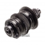 Output shaft #2 DCT250 (DPS6) complete with gears - 18 teeth (ext.Ø 55.40 mm), 52 teeth (ext.Ø 128.40 mm), 48 teeth (ext.Ø 102.85 mm), 56 teeth (ext.Ø117.85 mm)