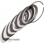 Set of steel and friction discs D Clutch FORD 10R140 LC3Z-7B164-B, LC3Z-7G474-A - 5 friction discs (total thickness of the set 23.45 mm / 27.85 mm)