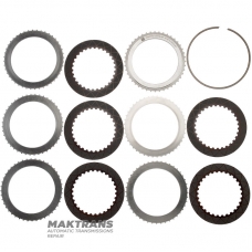 Set of steel and friction discs D Clutch FORD 10R140 LC3Z-7B164-B, LC3Z-7G474-A - 5 friction discs (total thickness of the set 23.45 mm / 27.85 mm)