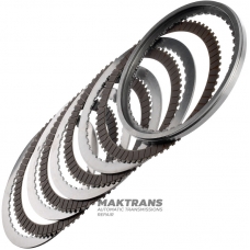 Set of steel and friction discs F Clutch FORD 10R140 LC3Z-7B164-D, LC3Z-7E313-A - 4 friction discs (total thickness of the set 24.70 mm)