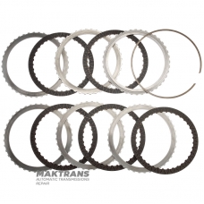 Set of steel and friction discs C Clutch FORD 10R140 LC3Z-7H095-A, LC3Z-7B442-C - 5 friction discs (total thickness of the set 32.15 mm)