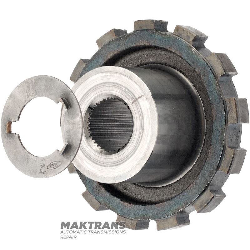 Parking gear FORD 4R44E, 4R55E, 5R44E, 5R55E F7RZ-7A233-BA, F77Z-7B368-AA — 13 teeth (outer Ø 113.30 mm), 33 splines, outer Ø of housing 61 mm