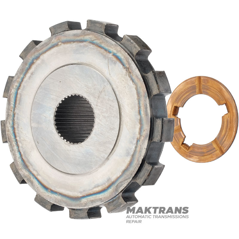 Parking gear FORD 4R44E, 4R55E, 5R44E, 5R55E F7RZ-7A233-BA, F77Z-7B368-AA — 13 teeth (outer Ø 113.30 mm), 33 splines, outer Ø of housing 61 mm