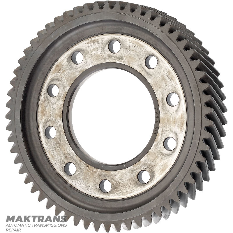 Helical gear differential Hyundai / KIA A5HF1 - 59 teeth (ext.Ø 229.65 mm, 1 notch)