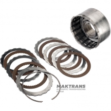 Drum DIRECT Clutch FORD A4LD, 4R44E, 4R55E, 5R55E, 5R55N, 5R55S, 5R55W, XL2P-7D047-CB - 5 friction discs (total thickness of the set 20.55 mm)