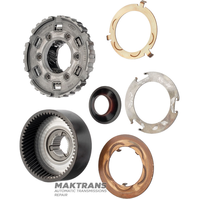 Rear planetary gear FORD A4LD, 4R44E, 4R55E, 5R55E, 5R55N, 5R55S, 5R55W, P90GT-7D007-ACR — 6 satellites (15 teeth on satellites, external Ø 24.50 mm), ring gear 57 teeth (external Ø 93.95 mm)