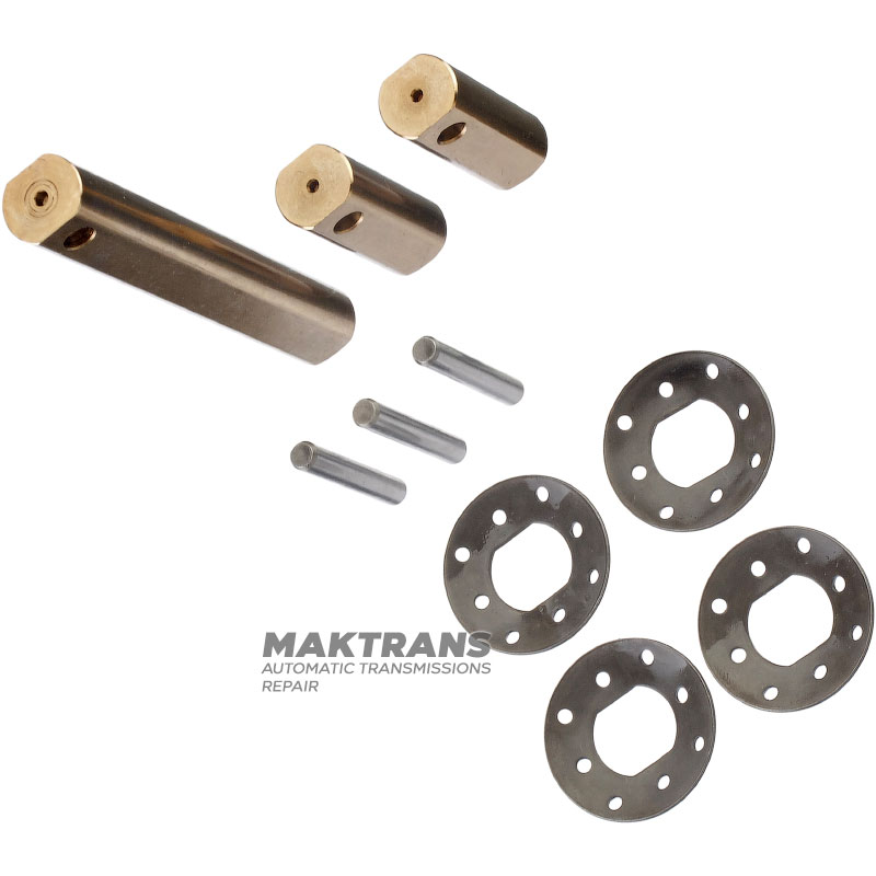 Set of half-axle gears (2 pcs.) and satellites (4 pcs.) Aisin Warner AWF8G30 — outer Ø of half-axle gear 40 mm (37 splines on the inner side)
