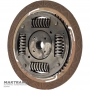 Friction disc with spring damper of hydraulic converter GM 6L45, 6L50 — BMW (2006 - 2013) — (outer Ø 220 mm, 27 splines on the inner side)