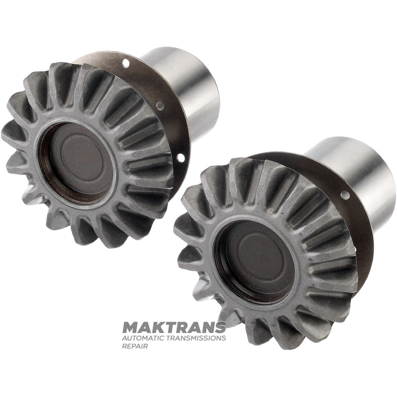 Set of half-axle gears (2 pcs.) and satellites (2 pcs.) Aisin Warner TF-73SC — outer Ø of half-axle gear 40 mm (26 splines for half-axle)
