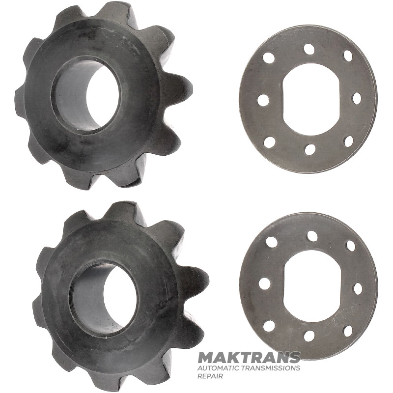 Set of half-axle gears (2 pcs.) and satellites (2 pcs.) Aisin Warner TF-73SC — outer Ø of half-axle gear 40 mm (26 splines for half-axle)