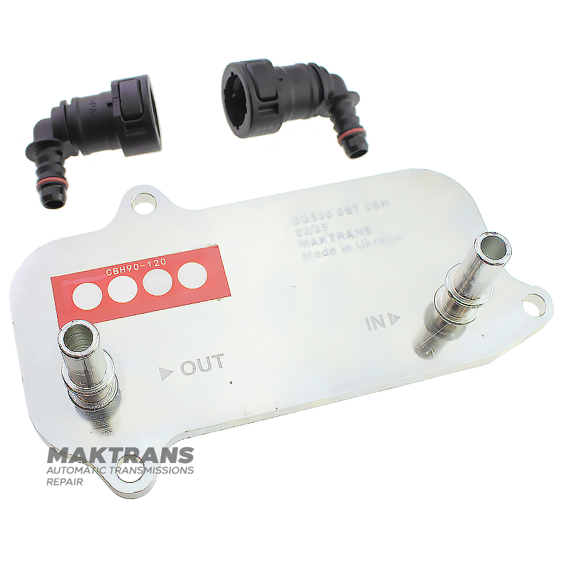 Adapter for connecting additional cooling and filtration DQ500 0BT 0BH Type2