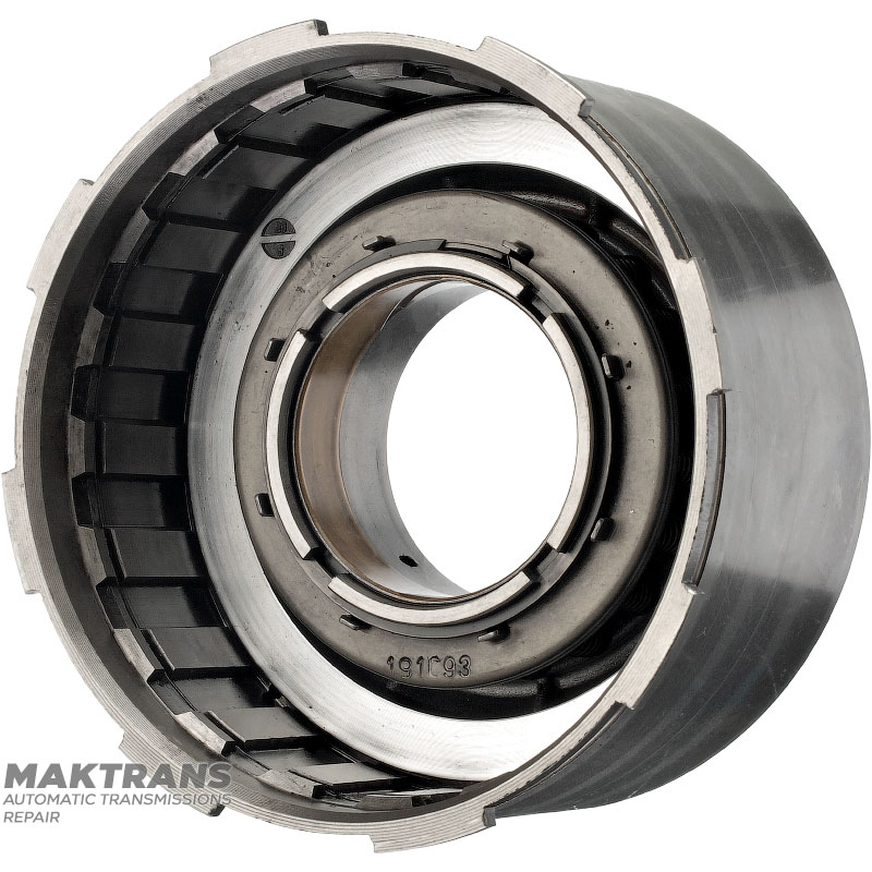 Direct Clutch Drum A4LD, 4R44E, 4R55E, 5R55E, 5R55N, 5R55S, 5R55W, 91DT-7D047-EB, 91DT-7D047-EC — 6 friction discs (total thickness of the kit 25.30 mm), with a sleeve under the hub
