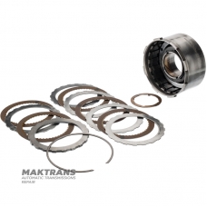 Direct Clutch Drum A4LD, 4R44E, 4R55E, 5R55E, 5R55N, 5R55S, 5R55W, 95GT-7D047-C1A — 5 friction discs (total kit thickness 22 mm), with a sleeve under the hub