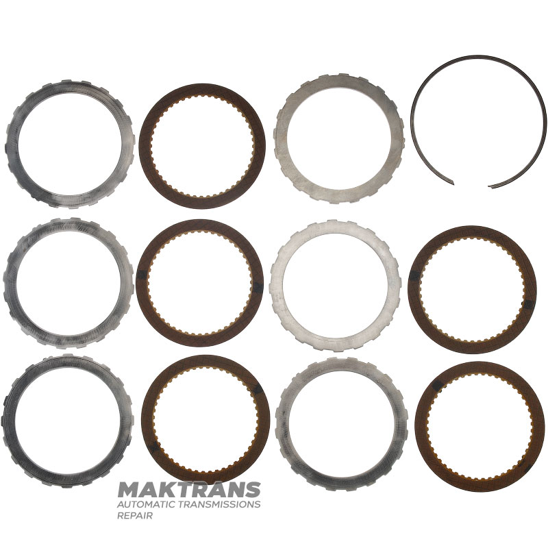 Direct Clutch Drum A4LD, 4R44E, 4R55E, 5R55E, 5R55N, 5R55S, 5R55W, 95GT-7D047-C1A — 5 friction discs (total kit thickness 22 mm), with a sleeve under the hub