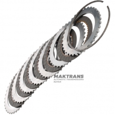 Set of steel and friction discs DIRECT Clutch FORD AOD, AODE, AODE-W, 4R70W, 4R75E, 4R75W – F6AZ-7B442-AA, F8AZ-7B164-BA, 6 friction discs, (total thickness of the set 27.55 mm)