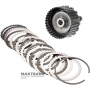 Output shaft, drum K27 Clutch Mercedes-Benz 725.0 AMG A2902701300 - shaft length 135 mm, 30 splines (ext.Ø 31.70 mm), drum K27 (7 friction discs)