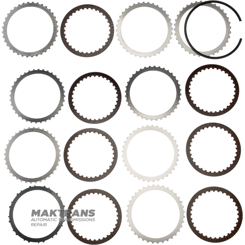 Output shaft, drum K27 Clutch Mercedes-Benz 725.0 AMG A2902701300 - shaft length 135 mm, 30 splines (ext.Ø 31.70 mm), drum K27 (7 friction discs)