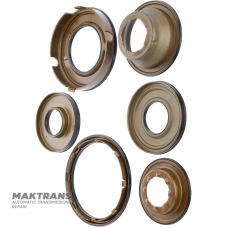 Set of rubber pistons DODGE / CHRYSLER 62TE - 5102880AA, 4800257AA, 4431612, 5078591AA, 5078622AA, 5078622AB, 05078625AB, 05078605AB