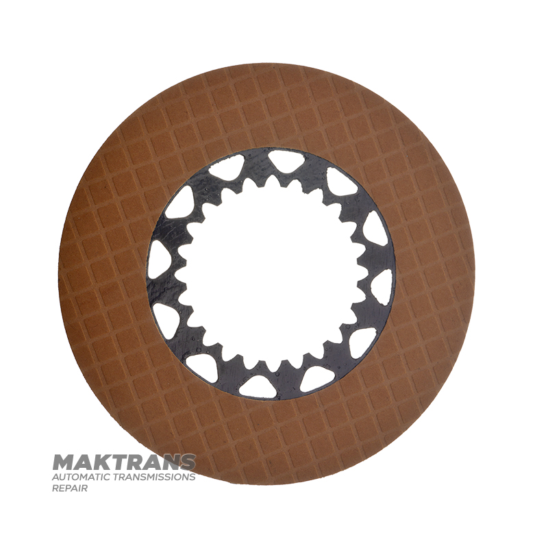 Transfer case friction disc Mercedes-Benz SEC A2035500108 — (ext.Ø 100 mm, 24 teeth, thickness 2 mm)